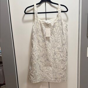 A New Day Cream Floral Mini Dress